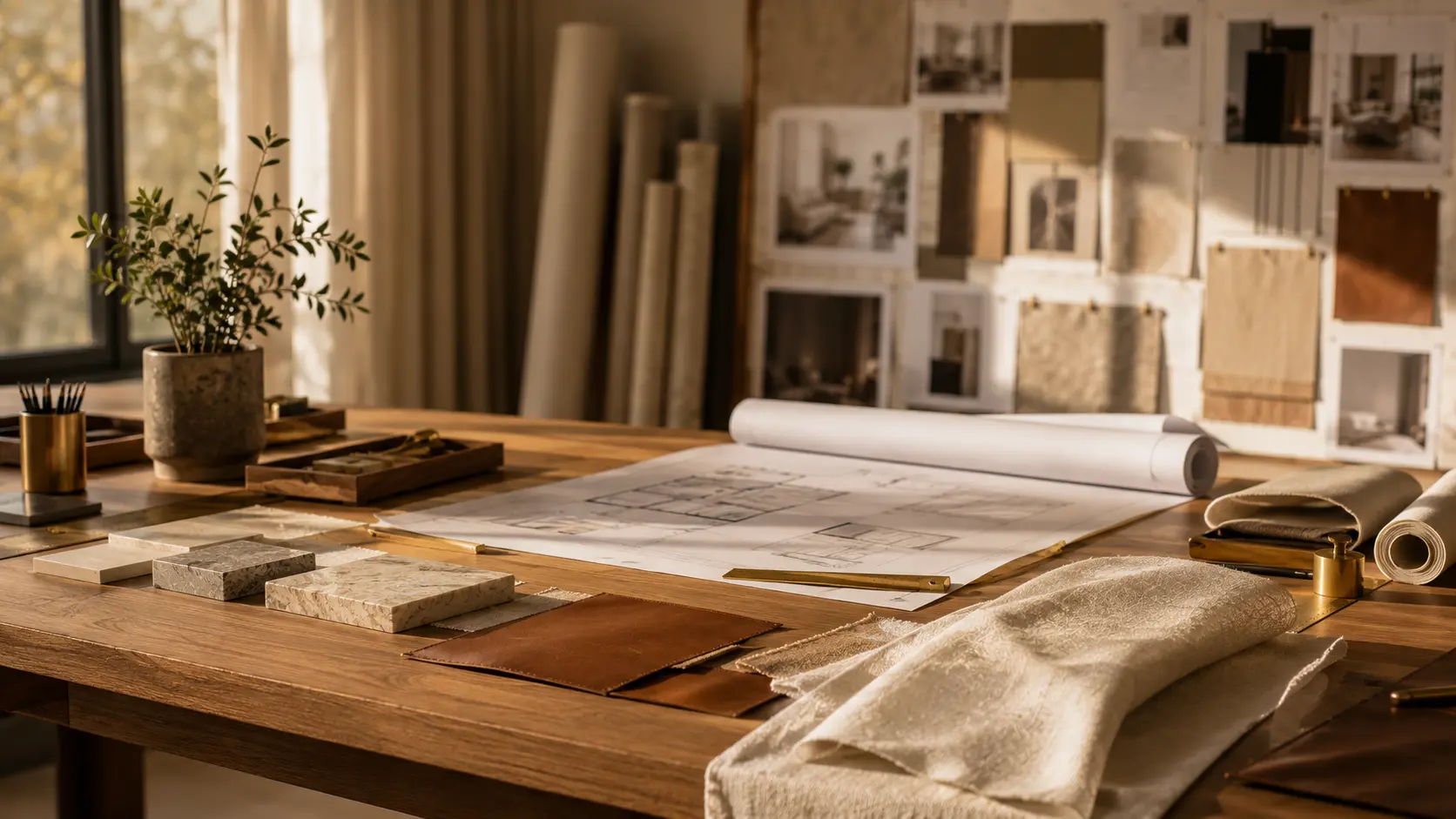 บรรยากาศสตูดิโอออกแบบภายในของ NANTA DECOR
